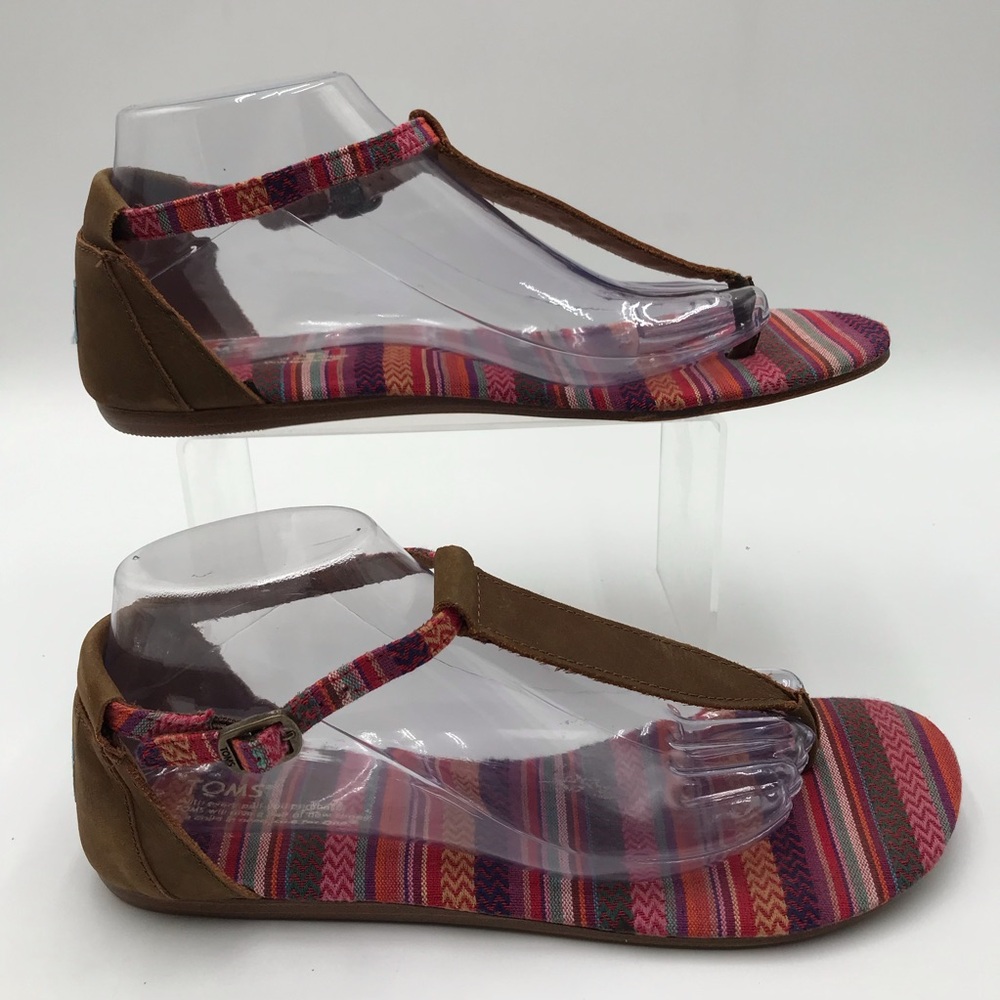 Women’s Tom’s Striped T-strap Sandals